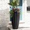 Mayne Sedona 28in Tall Planter - Black 2832-B - alternate 3